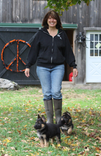 Marisa, breeder of german shepherds in Asheville, NC